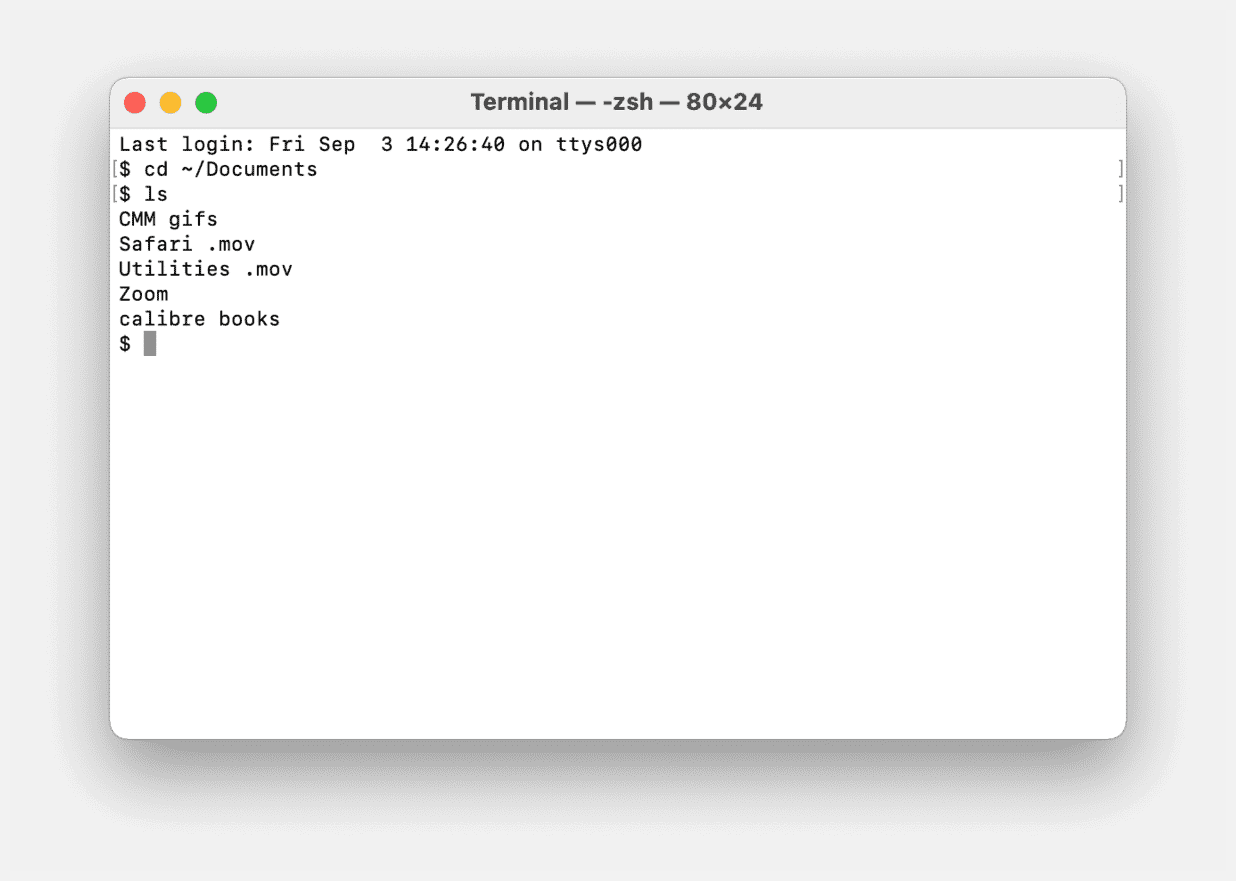 Terminal window